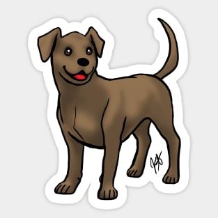 Dog - Labrador Retriever - Chocolate Sticker